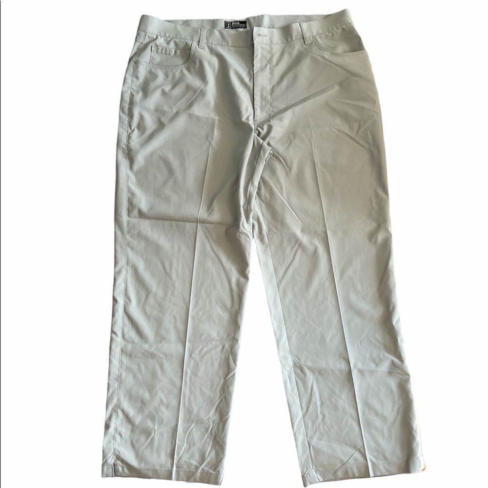 Light Grey PGA Tour Full Length Mens Pant Size 38x29
